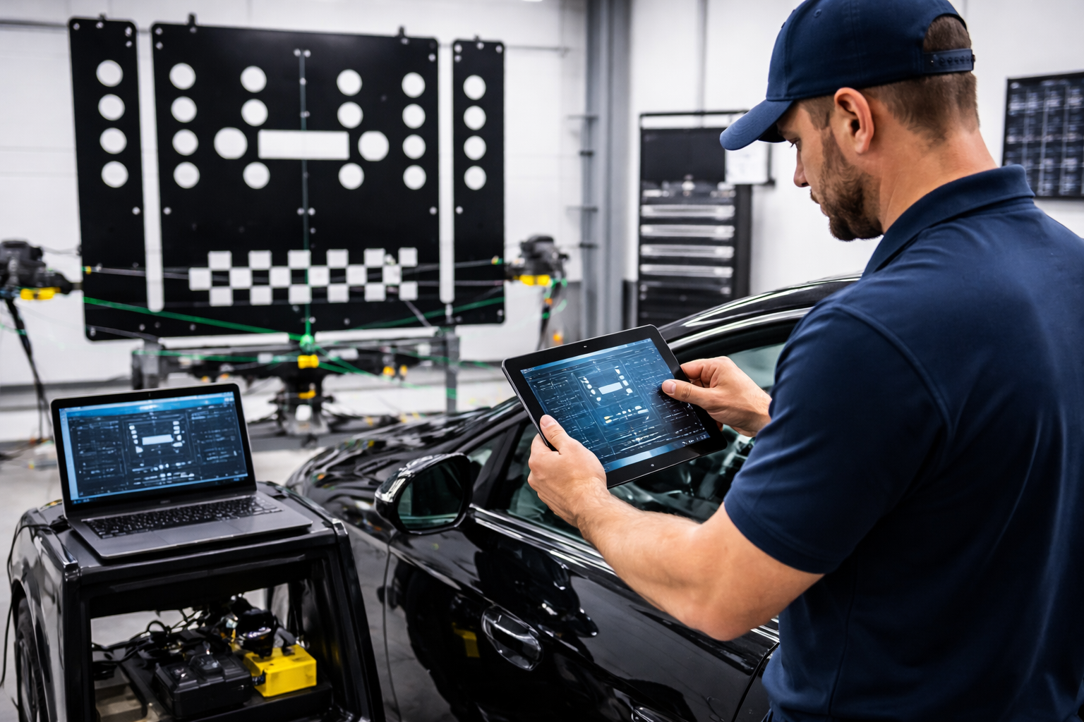 Calibrage de caméra et capteurs après remplacement de vitrage